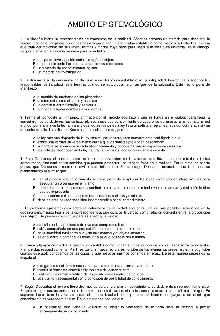 conocer del hombre filosofia